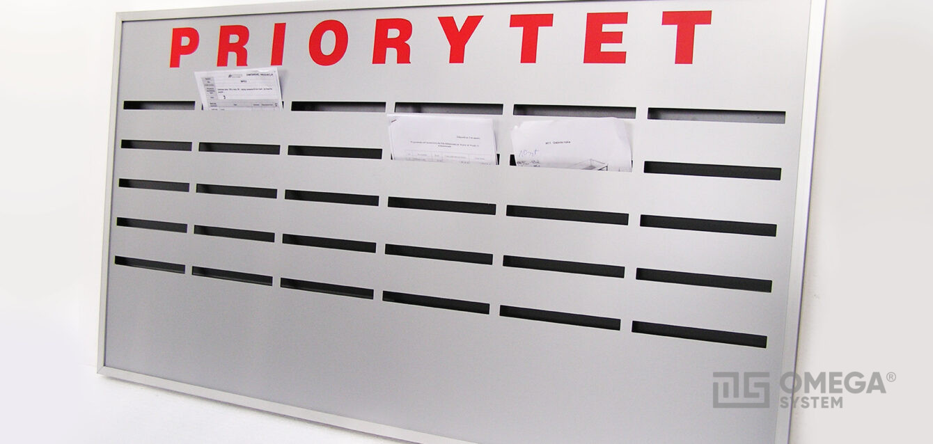 Gabloty informacyjne - karty pracownicze