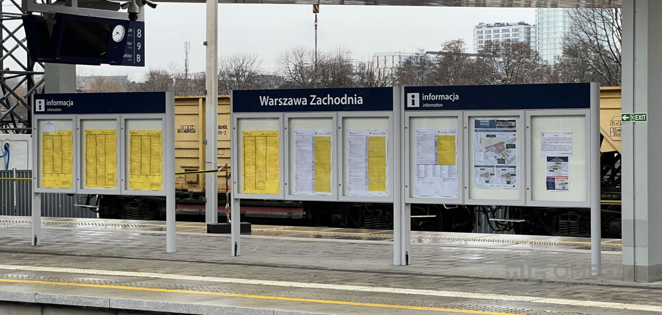 Gabloty informacyjne PKP