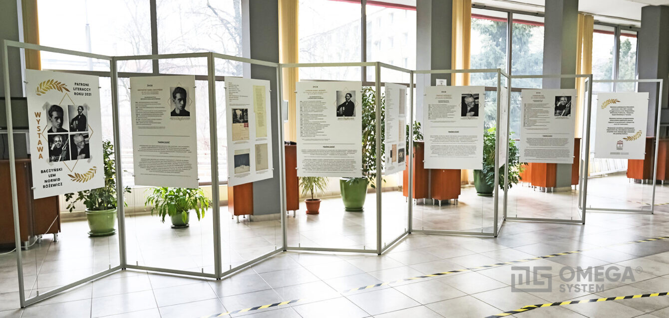 Ścianki wystawiennicze wewnętrzne