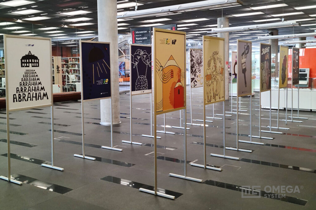 Ścianki wystawiennicze wewnętrzne