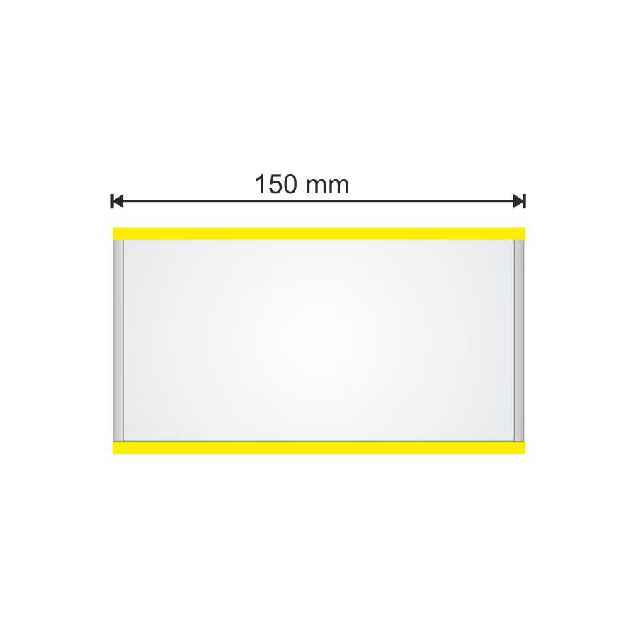 tabliczka COLOUR – jednolite wypełnienie | szerokość 150 mm