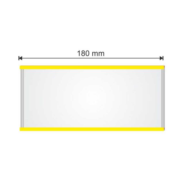 tabliczka COLOUR – jednolite wypełnienie | szerokość 180 mm