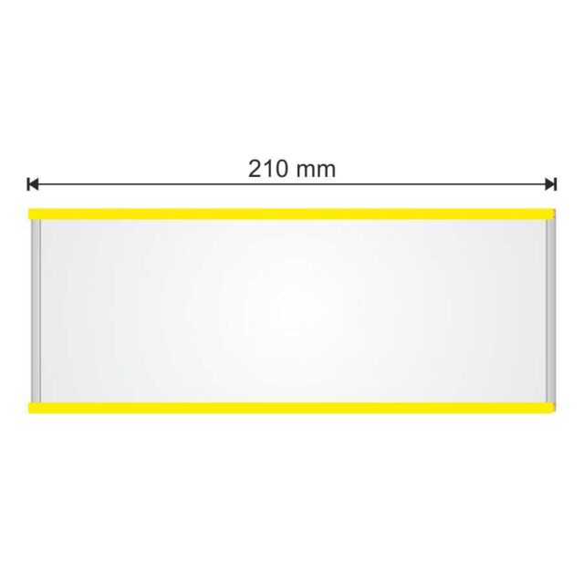 tabliczka COLOUR – jednolite wypełnienie | szerokość 210 mm