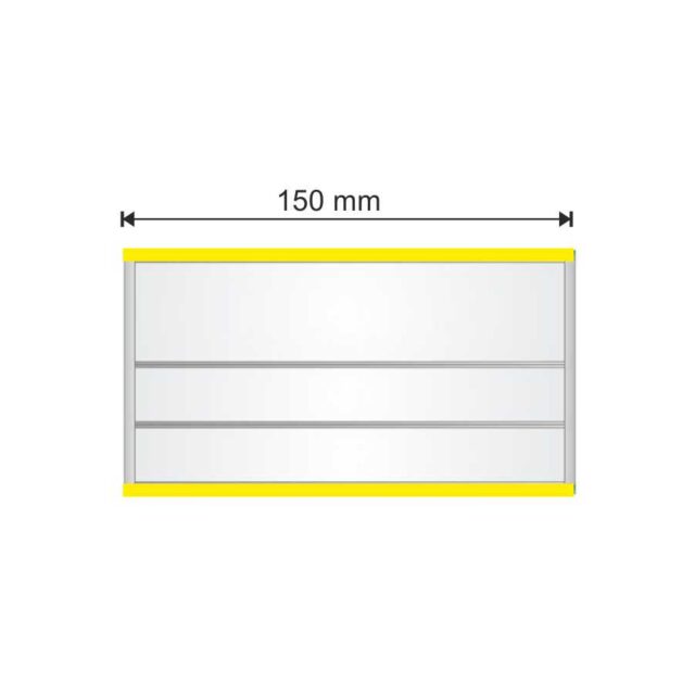 tabliczka COLOUR – wymienne panele | szerokość 150 mm